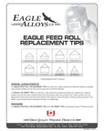 Eagle FRT-4 Feed Roll Replacement Tips | Chrome Alloy Wear Tips