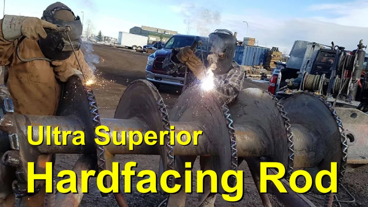 Eagle 636 Chrome Plus Hardfacing Rod Demo