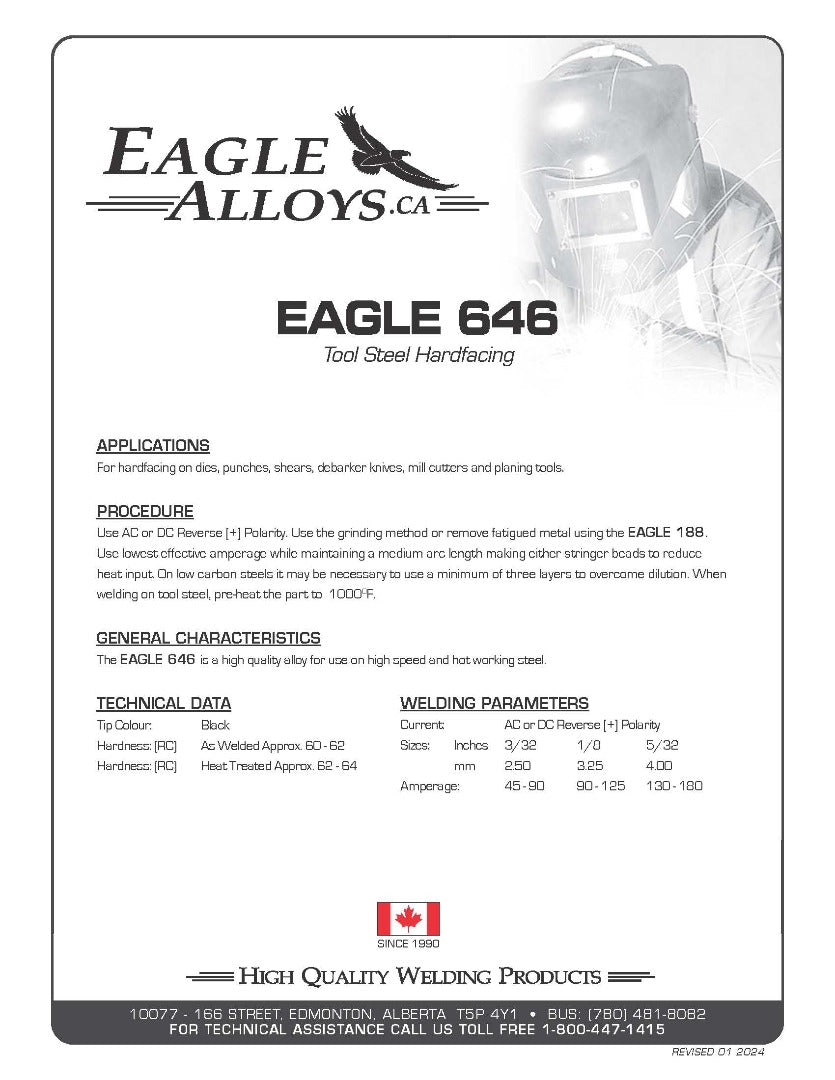 EAGLE 646 | Tool Steel Hardfacing PDF
