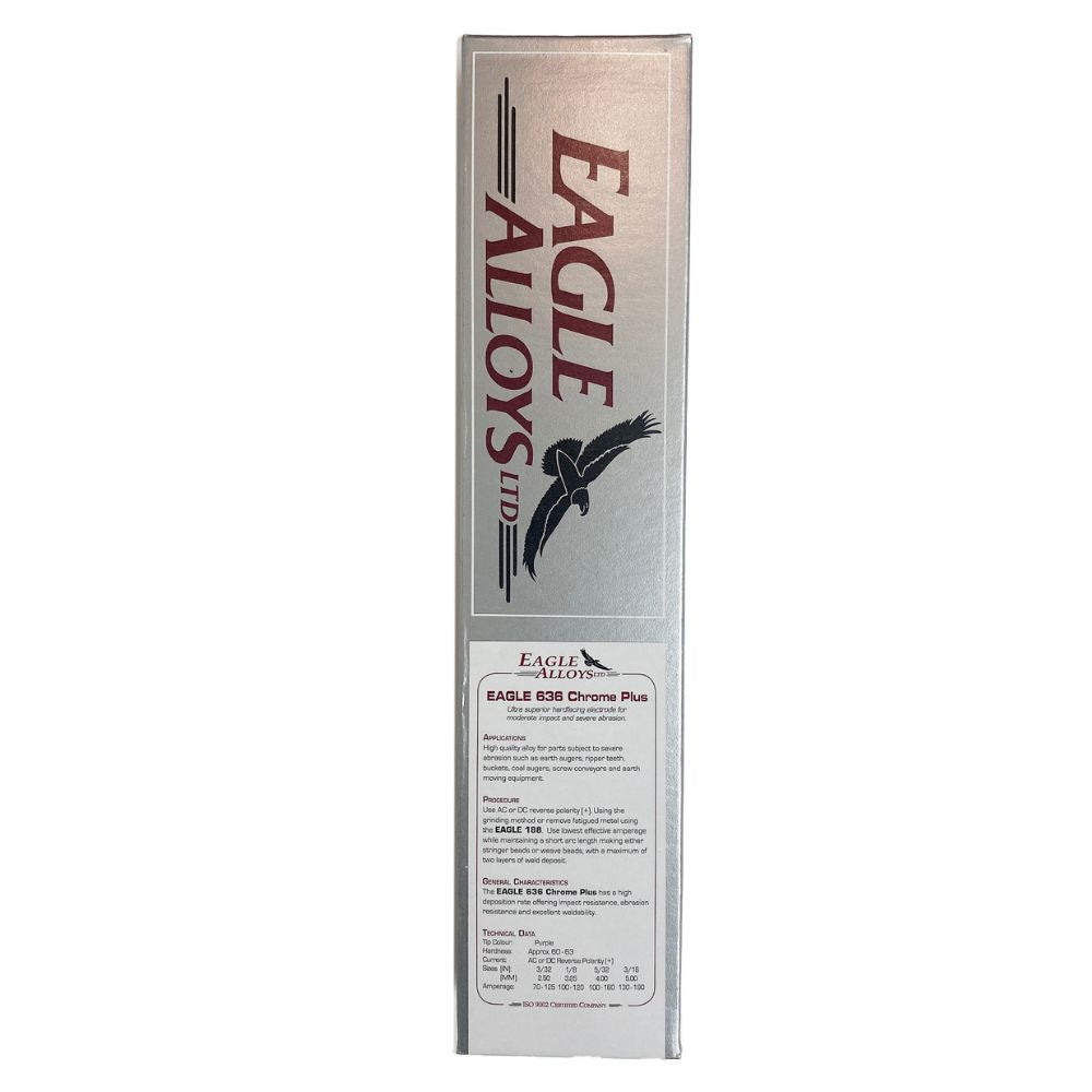 Eagle 636 Ultra Superior Hardfacing Electrode For Moderate Impact And Severe Abrasion

