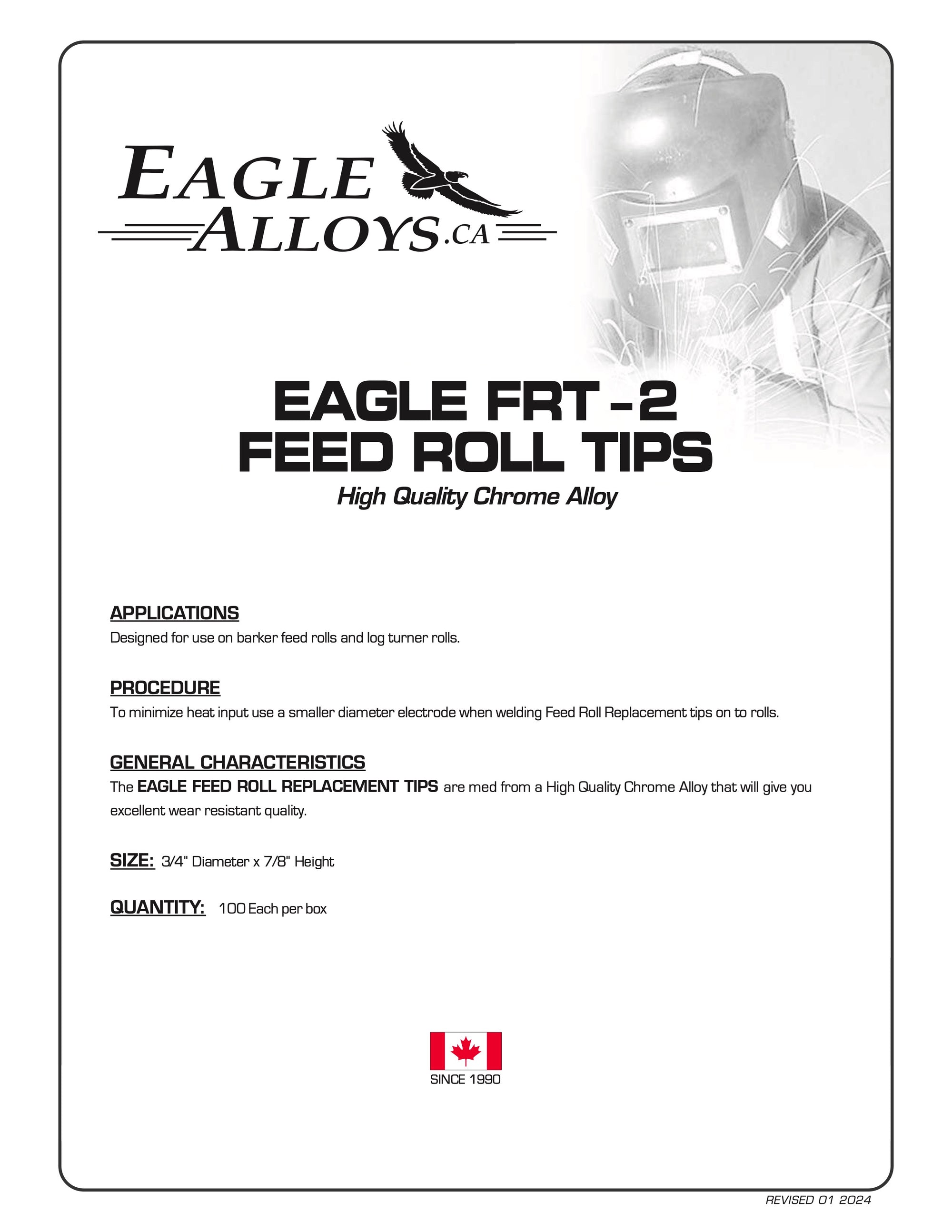 Eagle FRT - 2 Feed Roll Tips