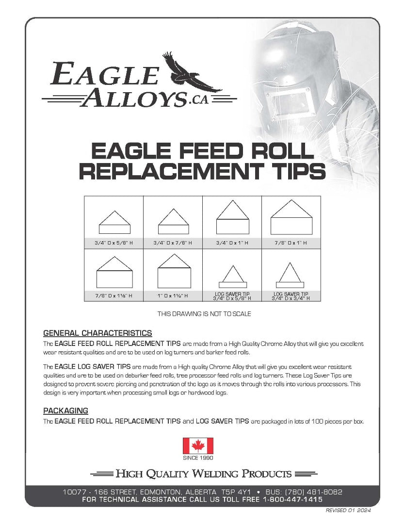 Eagle FRT - 2 Feed Roll Tips
